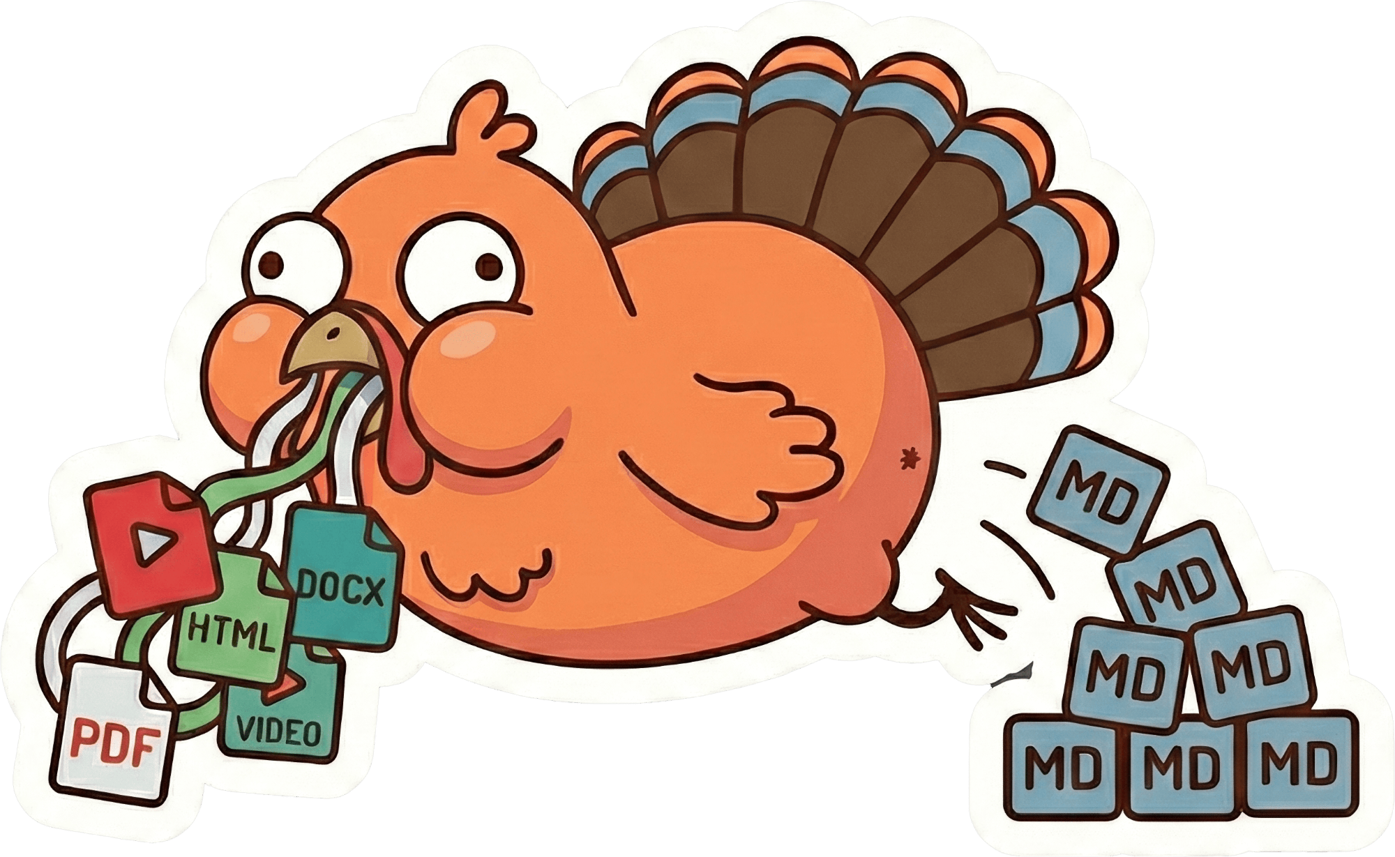 Gobby the Turkey mascot